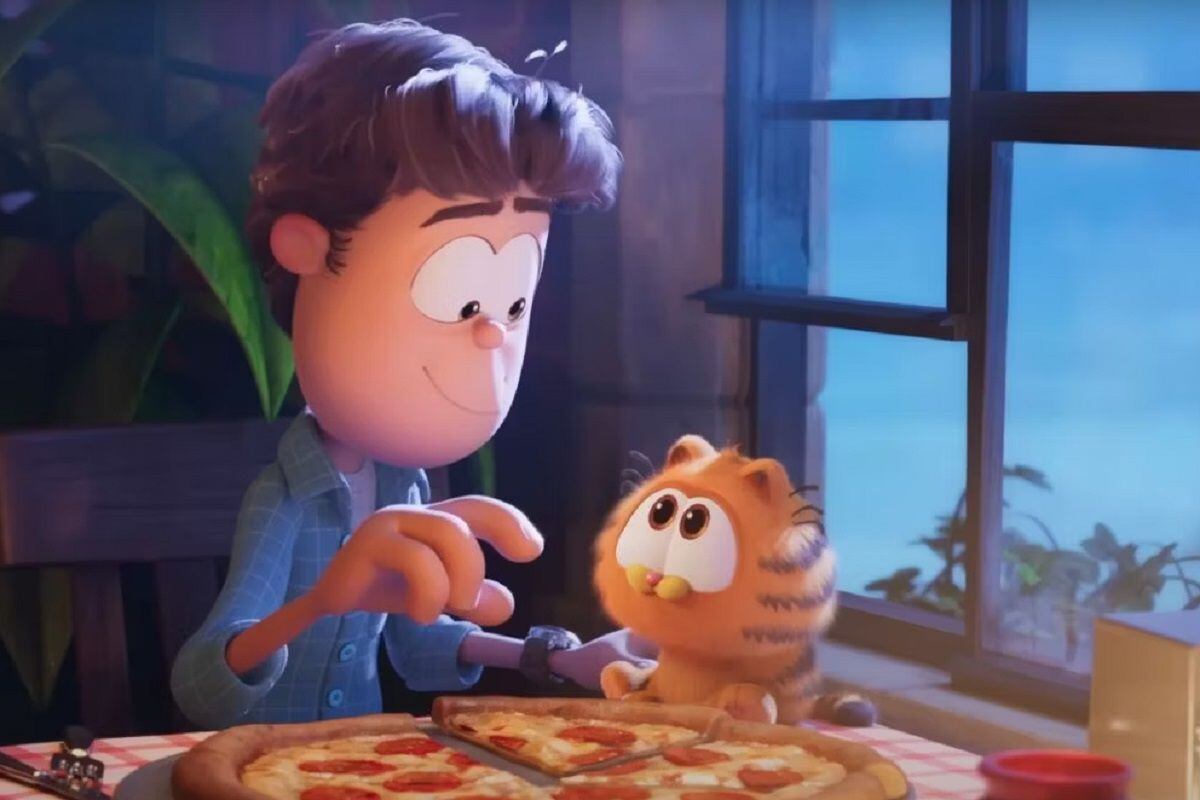 Nicholas Hoult como la voz de Jon Arbuckle, dueño de Garfield y Odie, en la película animada "The Garfield Movie" (Foto: Sony Pictures Releasing)
