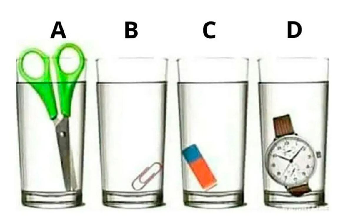 ACERTIJO VISUAL | Tu objetivo es adivinar en cuál de los vasos hay más agua y solo tienes 8 segundos para resolverlo. (Foto: Genial.Guru)