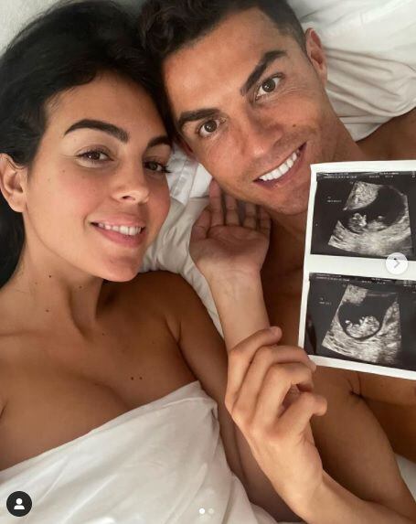 Cuando Cristiano Ronaldo y Georgina Rodríguez anunciaron que estaban esperando gemelos (Foto: Georgina Rodríguez / Instagram)