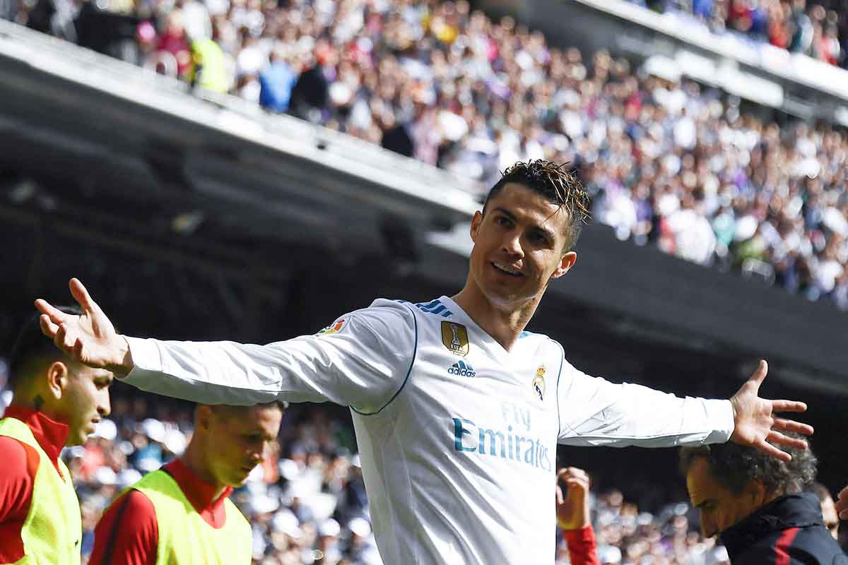 Cristiano Ronaldo jugó en el Real Madrid hasta mediados de 2018 (Foto: AFP)
