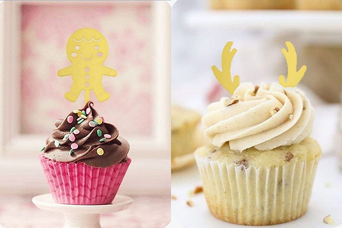 Estas son algunas ideas creativas para decorar cupcakes con fantásticos accesorios. (Foto: Bate con Emi)