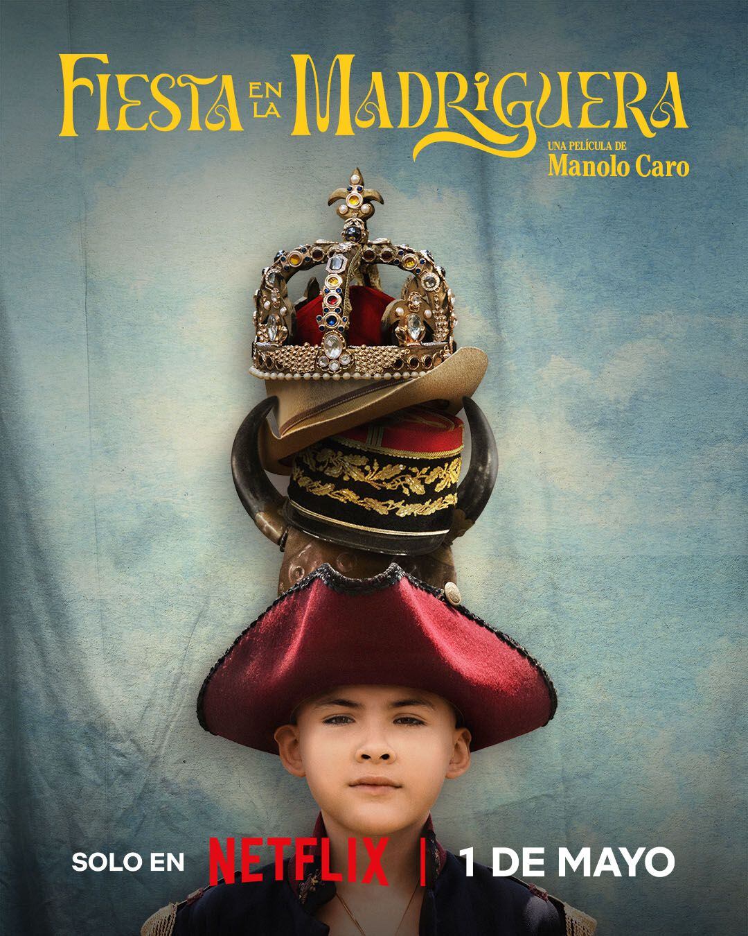 Miguel Valverde Uribe en el póster individual de su personaje Tochtli de la película "Fiesta en la madriguera" (Foto: Netflix)