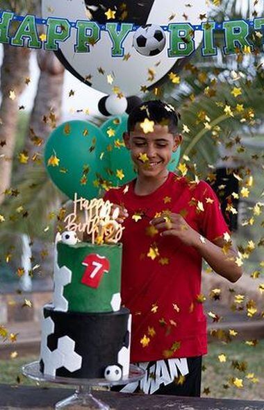 Cristiano Ronaldo Jr. celebrando su cumpleaños (Foto: Georgina Rodríguez / Instagram)